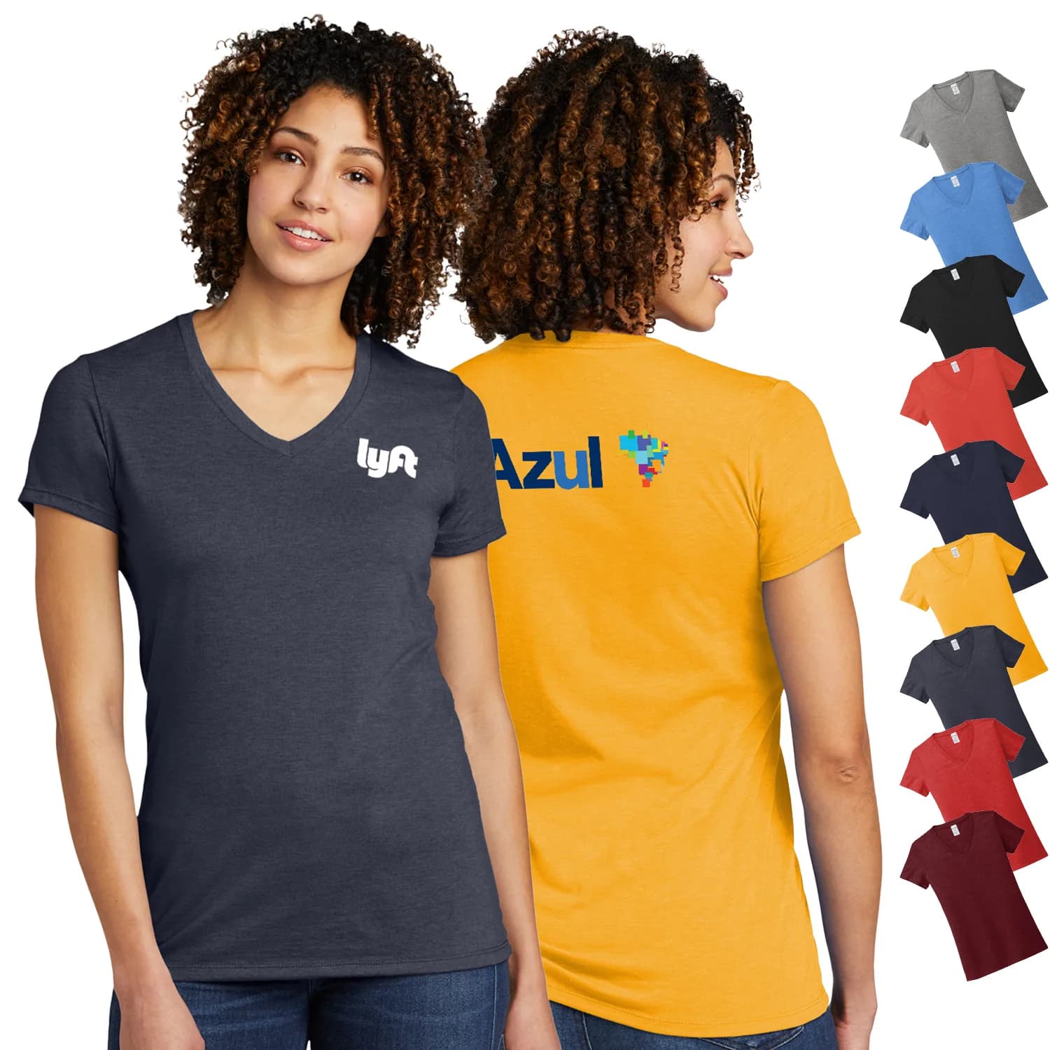 Allmade® Women's Tri-Blend V-Neck Tee