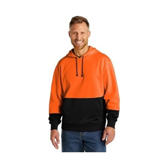 CornerStone® Enhanced Visibility Fleece Pullover Hoodie