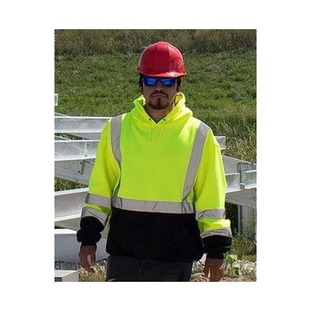 KISHIGO® Unisex Hi-Vis Hooded Sweatshirt