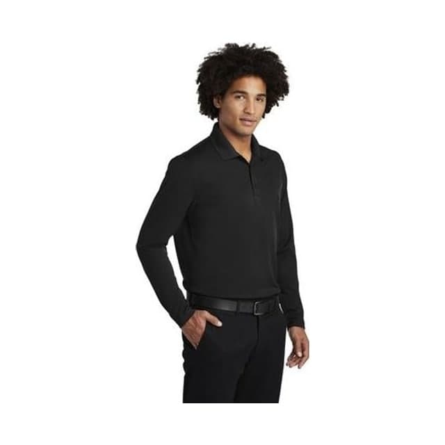 Sport-Tek PosiCharge RacerMesh Long Sleeve Polo.
