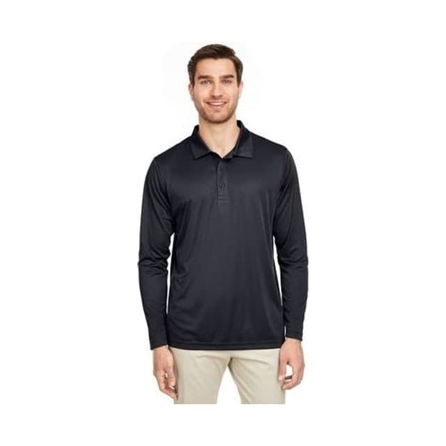 Team 365 Men's Zone Performance Long Sleeve Polo Shirt