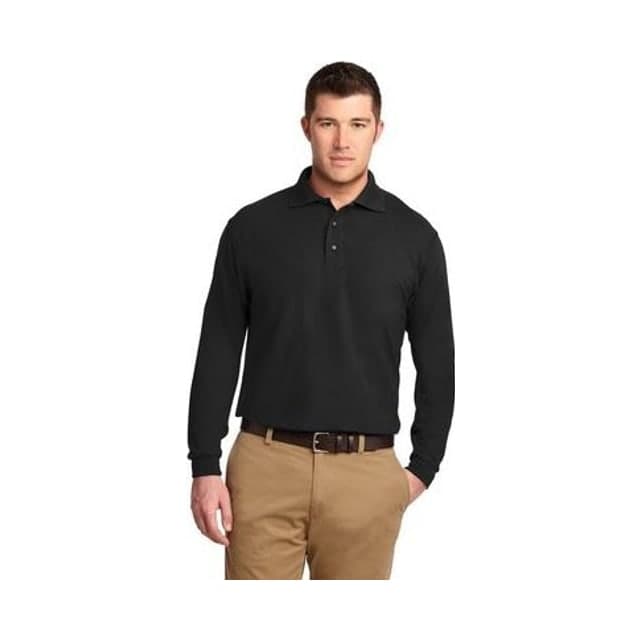 Port Authority® Tall Silk Touch™ Long Sleeve Polo