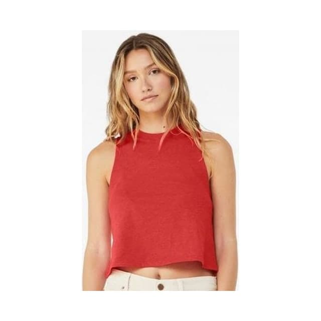 BELLA + CANVAS® Women's Racerback Crop Tank