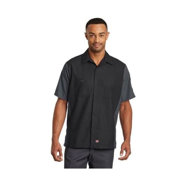 Red Kap® Short Sleeve Ripstop Crew Shirt