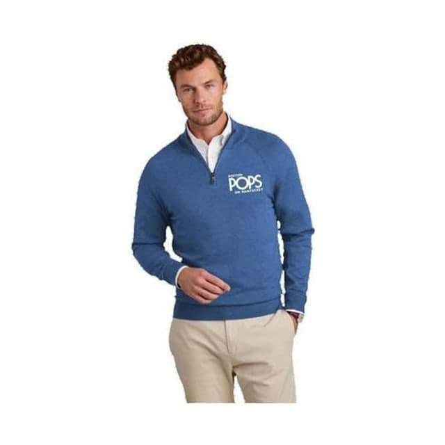 Brooks Brothers® Cotton Stretch 1/4-Zip Sweater