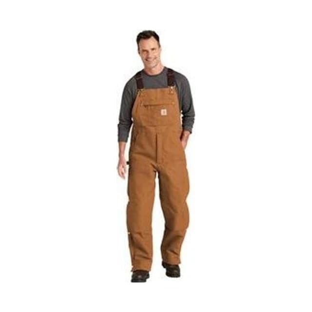 Carhartt® Tall Firm Duck Insulated Bib Overalls