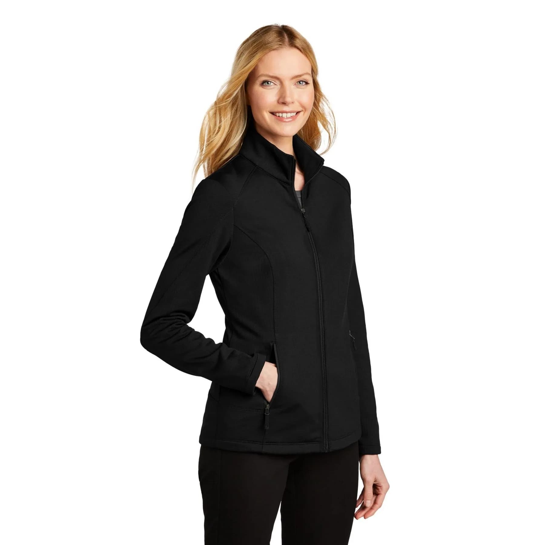 Port Authority Women's Grid Fleece Jacket.