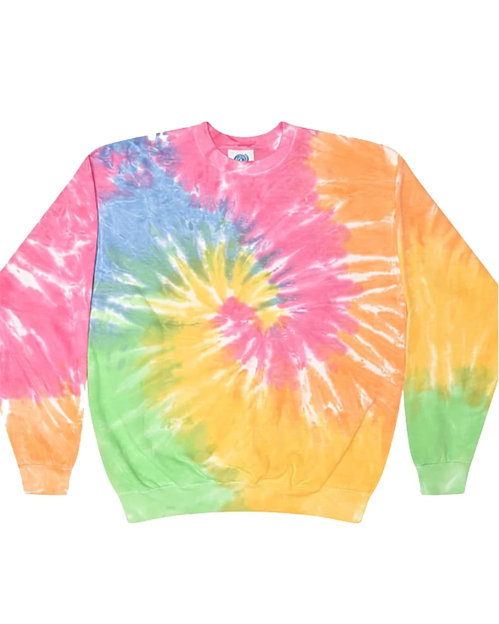 COLORTONE® Unisex Tie-Dyed Fleece Crewneck Sweatshirt