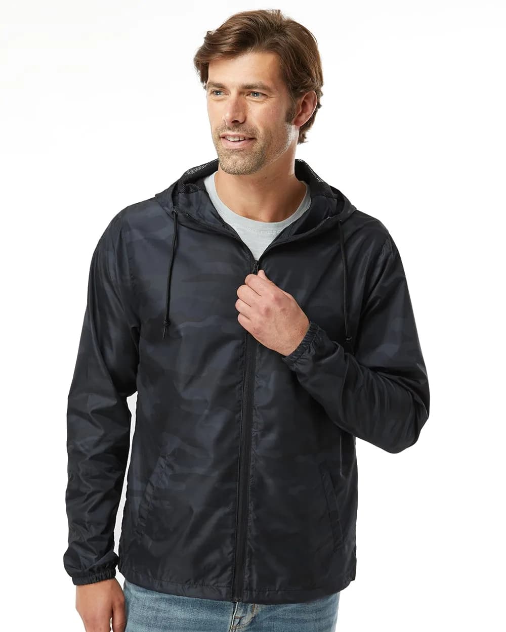INDEPENDENT TRADING CO.® Men's Lightweight Windbreaker Full-Zip Jacket