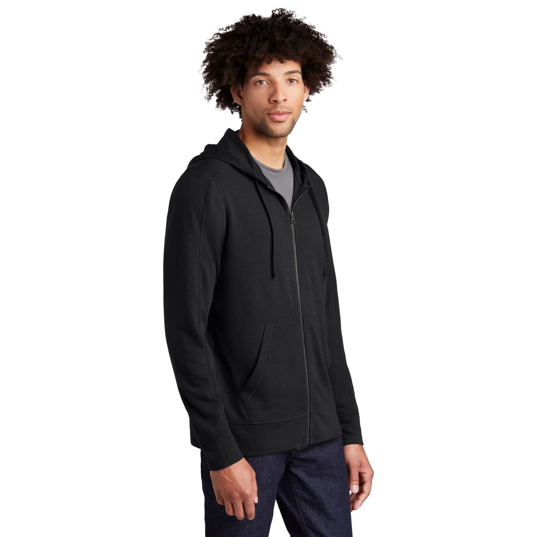 Sport-Tek PosiCharge Tri-Blend Wicking Fleece Full-Zip Hooded Jacket
