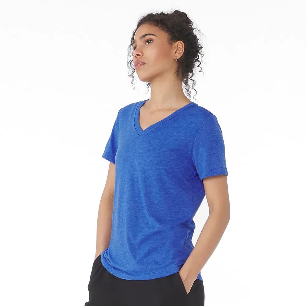 Bella+Canvas® Women's Relaxed Triblend V-Neck Tee Shirt