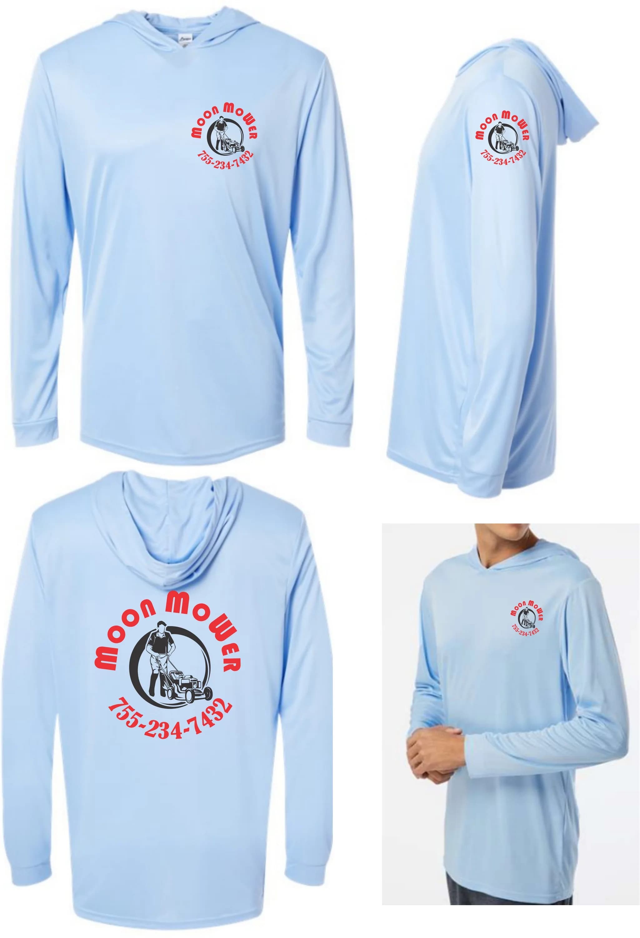 Paragon - Bahama Performance Hooded Long Sleeve T-Shirt